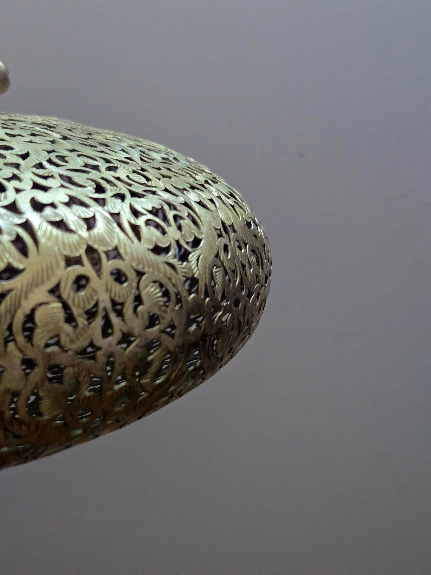 Copper hanging lamp S