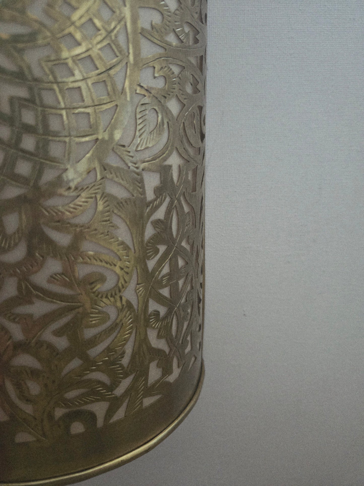 Copper wall lamp