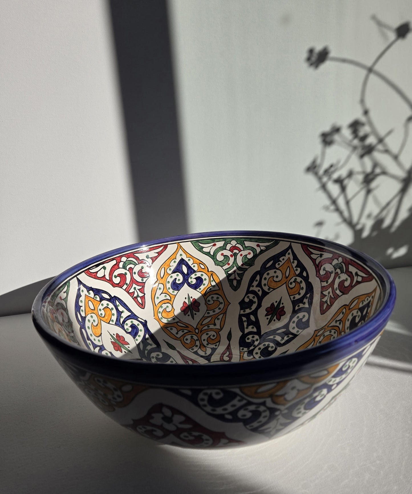 Ceramic Bathroom Sink Ø 35 cm