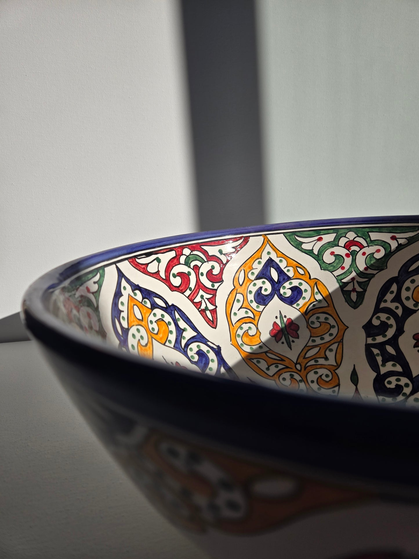 Ceramic Bathroom Sink Ø 35 cm