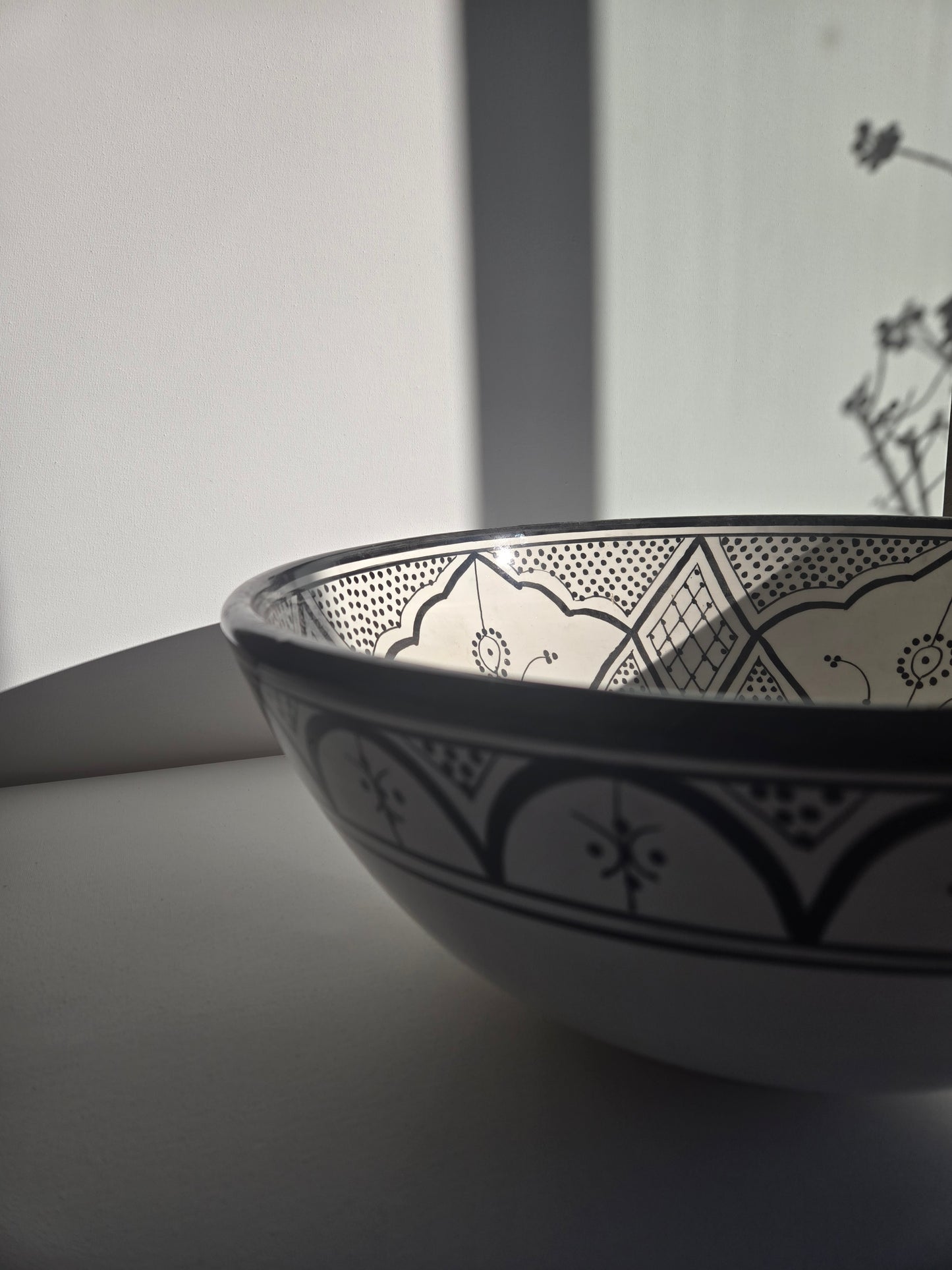 Ceramic Bathroom Sink Ø 40 cm