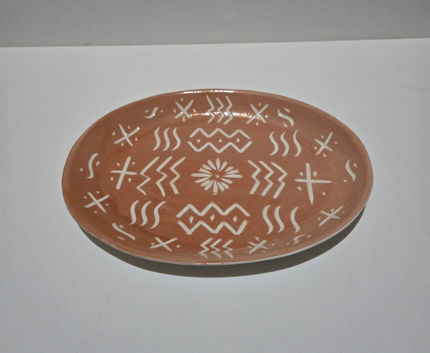 Handmade Round Ceramic Plate
