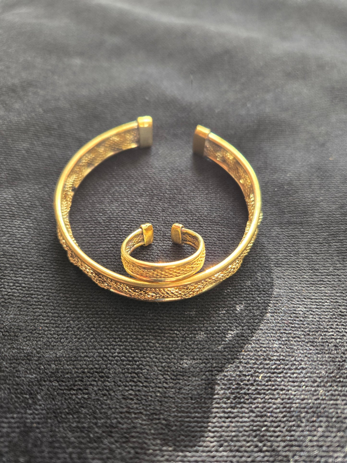 Bracelet with Ring set