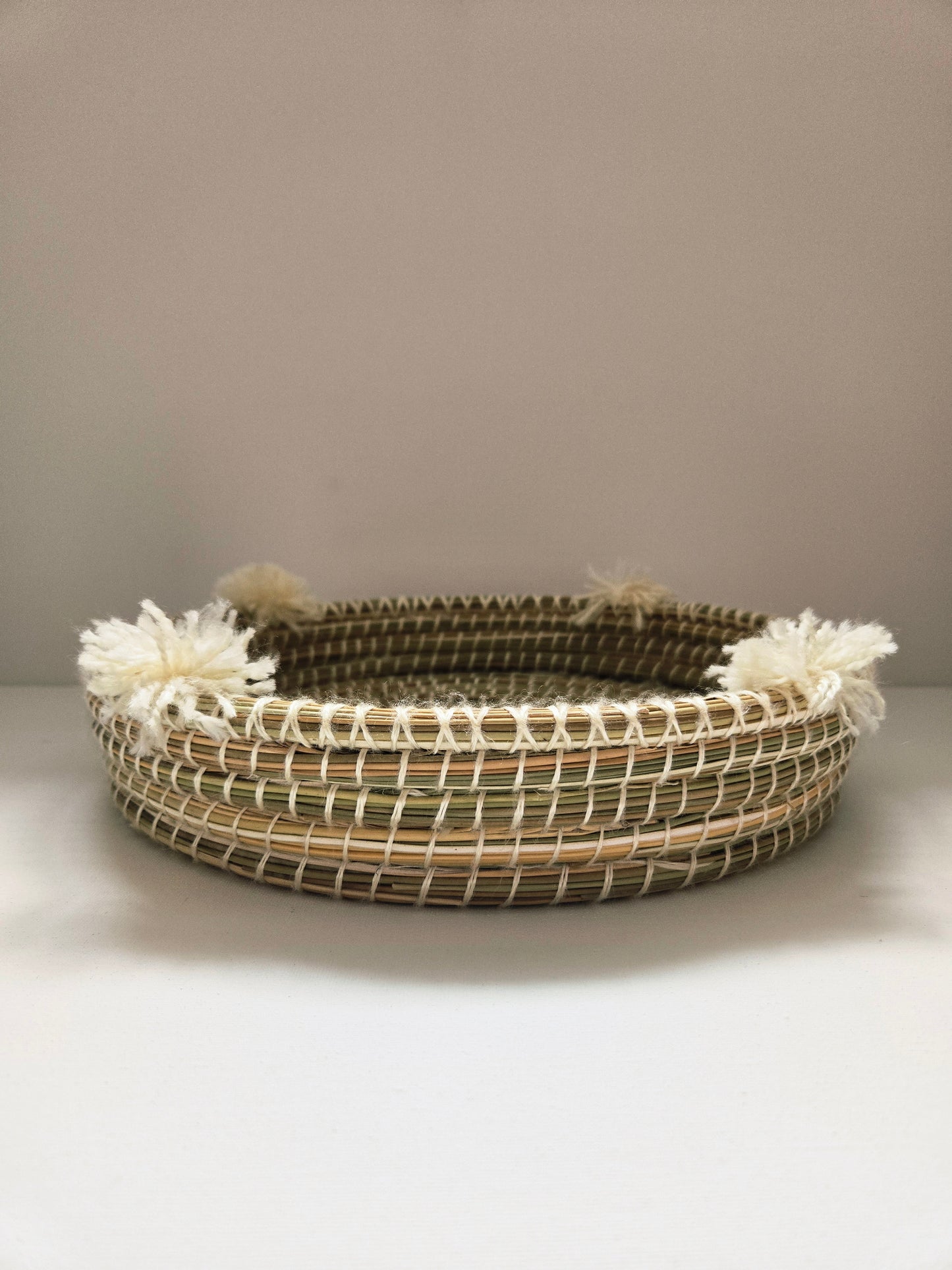 Handgefertigtes Palmblatt-Teller-Set (3-teilig)