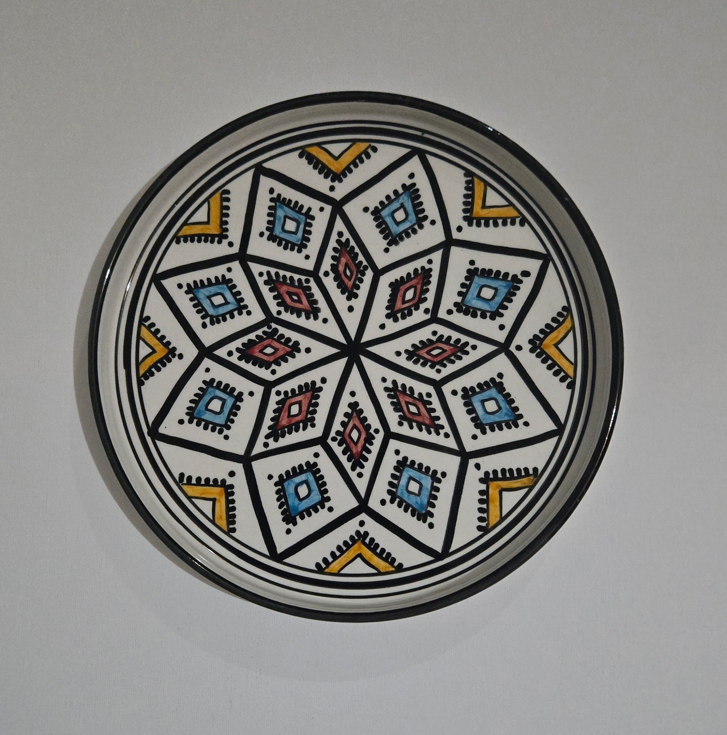 traditionelle marokkanische keramik teller