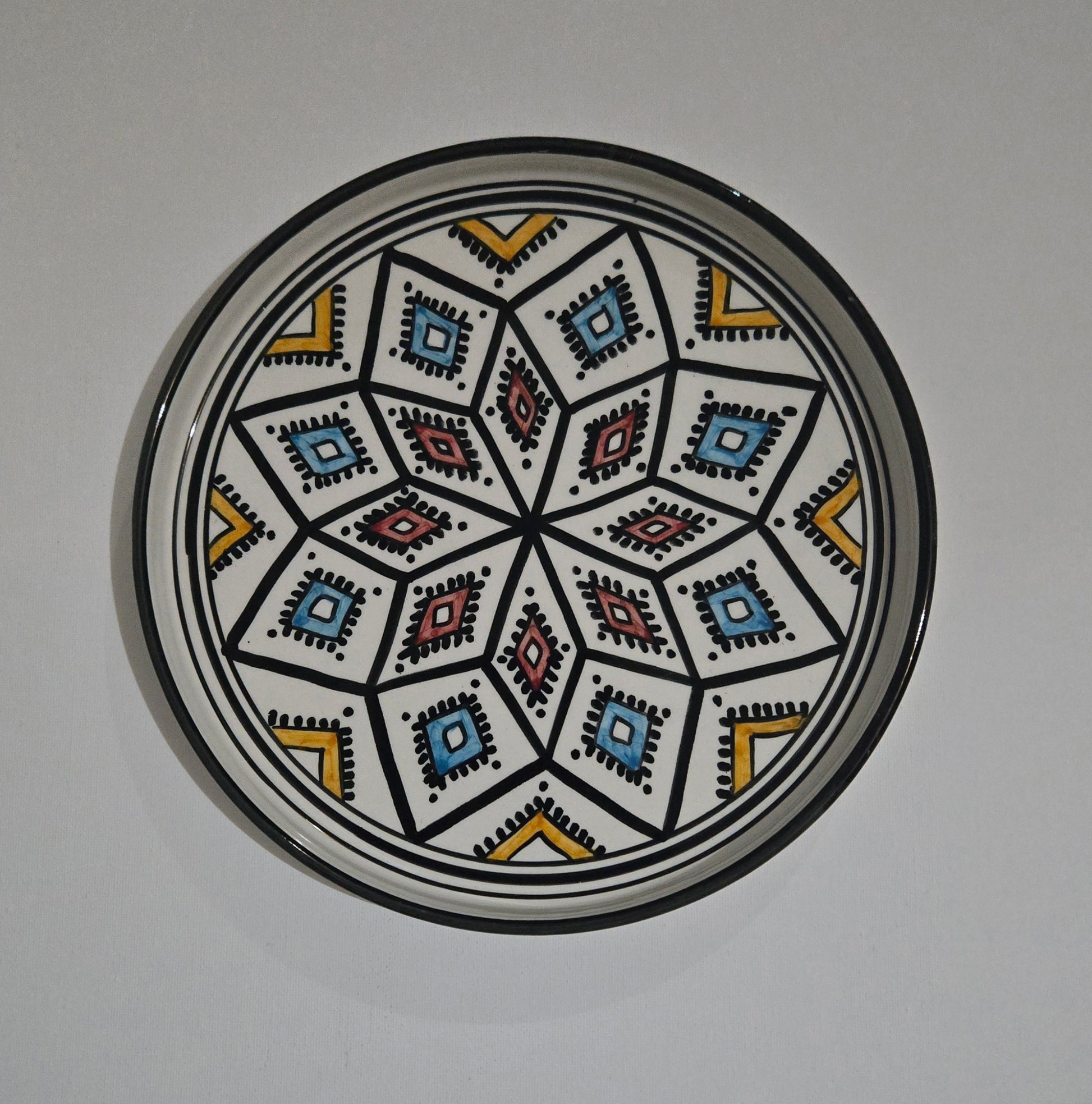 traditionelle marokkanische keramik teller