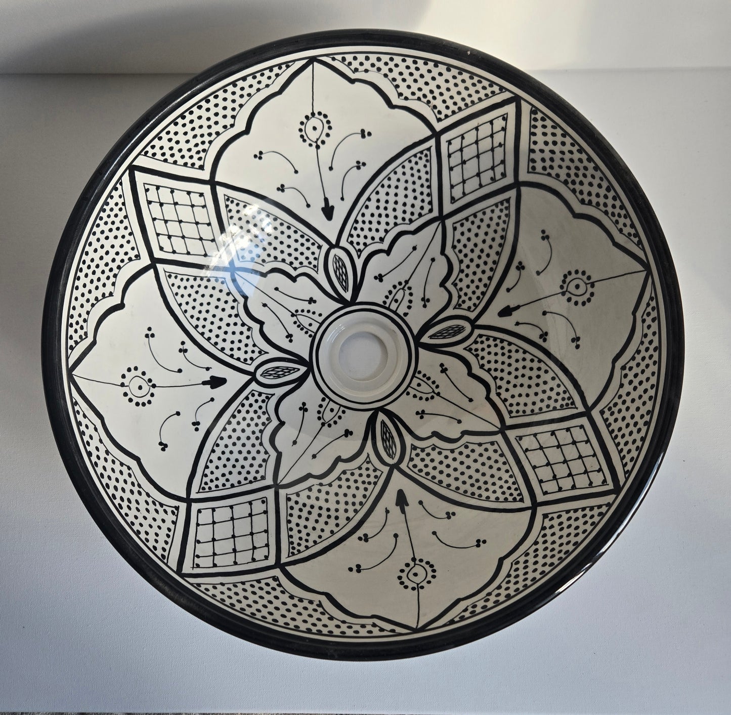 Keramikwaschbecken Ø 40 cm