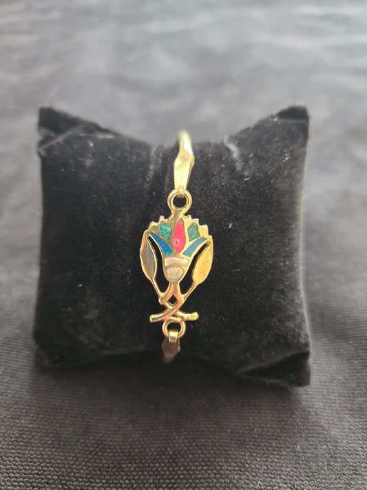 Pharaonic Lotus bracelet