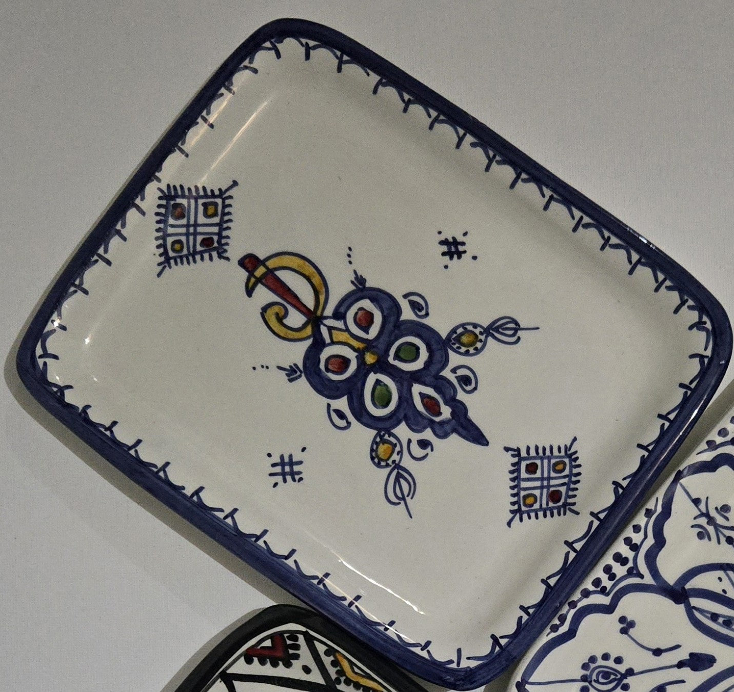 Handmade Rectangular Ceramic Plate