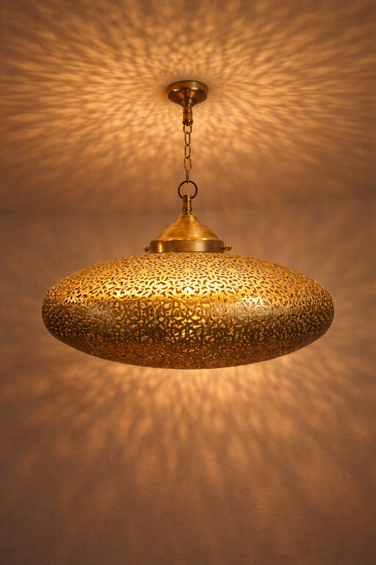 Messinglampe