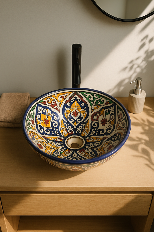 Keramikwaschbecken Ø 35 cm